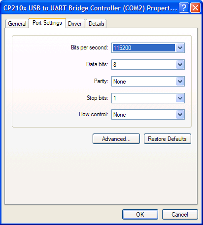 Port Settings