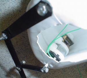Jesus Lizard Robot Vacuum Formed Chassis Cutaway