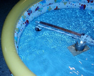 Jesus Lizard Robot In Pool
