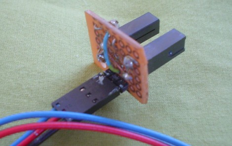 Closeup of Encoder Sensor